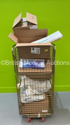 Cage of Mixed Consumables Including Fisher and Paykel Optiflow Oxygen Kits, DB Extension Sets and B-Braun Spinal and Diagnosis Punctures (Cage Not Included - Majority Out of Date)