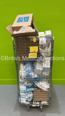 Cage of Mixed Consumables Including Portex Epidural Flat Filters, ConMed Spiked Washers and Arthrex Scorpion Needles (Cage Not Included)