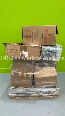 Mixed Pallet Including Bed Frame, Receptal Sac Jetable Liners and Unknown Filters