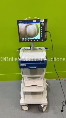 Karl Storz Telepack X LED TP100 Endoscopic Imaging System *Version - 5.2.2* with Telecam 20212030 PAL Camera Head on Stand (Powers Up) *S/N TV1742*