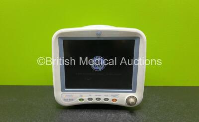 GE Dash 4000 Patient Monitor Including ECG, NBP, SpO2, BP1/3, BP2/4, Temp/CO and CO2 Options (Powers Up) *GH*