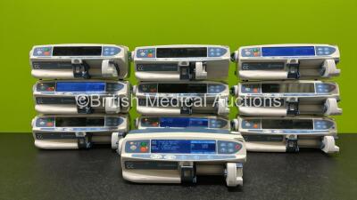 10 x CareFusion CC Alaris Guardrails Plus Syringe Pumps (All Power Up) *SN 135138307 / 135165290 / 135138261 / 135169391 / 135137563 / 135137503 / 135137504 / 135137566 / 135169428 / 135169416*