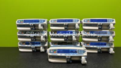 10 x CareFusion CC Alaris Guardrails Plus Syringe Pumps (All Power Up) *SN 135165256 / 135138327 / 135169418 / 135117962 / 135167645 / 135165278 / 135169375 / 135167643 / 135167651 / 135169441*