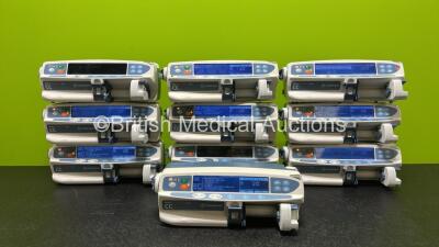 10 x CareFusion CC Alaris Guardrails Plus Syringe Pumps (All Power Up) *SN 135167647 / 135138294 / 135169357 / 135167646 / 135167604 / 135169442 / 135138257 / 135167592 / 135165307 / 135167654*