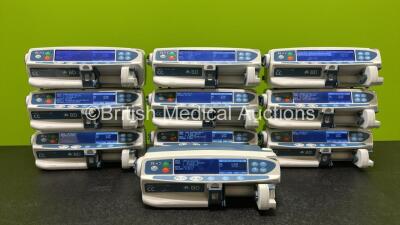 10 x CareFusion CC Alaris Guardrails Plus BD Syringe Pumps *Mfd 2020* (All Power Up) *SN 372020845 / 302049340 / 372026975 / 372047693 / 372039943 / 372020846 / 372074873 / 372039944 / 372028263 / 372028264*