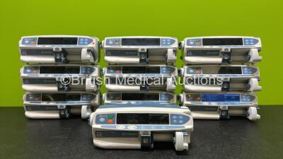 10 x CareFusion CC Alaris Guardrails Plus Syringe Pumps (All Power Up) *SN 135137515 / 135138271 / 135165264 / 135137556 / 135138303 / 135138242 / 135138315 / 135138258 / 135137461 / 135138330*