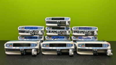 10 x CareFusion CC Alaris Guardrails Plus Syringe Pumps (All Power Up) *SN 135138339 / 135169385 / 135165298 / 135137530 / 135138264 / 135165284 / 135137564 / 135165306 / 135138306 / 135165261*