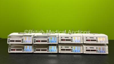 Job Lot Including 4 x Arcomed AG Syramed uSP 6000 Syringe Pumps (All Power Up) , 4 x Arcomed AG Volumed uVP7000 (All Power Up) and 1 x Arcomed UniQueDOC Docking Station *SN D1046624 / 71096644 / 71076981 / 71086019 / 71086017 / 61126255 / 61116367 / 6111