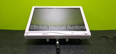 Stryker 26" Vision Elect HDTV Surgical Viewing Monitor (Powers Up with Stock Power Supply - Stock Power Supply Not Included, Marks on Screen and Damaged Power Button - See Photo)