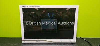 Stryker 26" Vision Elect HDTV Surgical Viewing Monitor (Powers Up with Stock Power Supply - Stock Power Supply Not Included, Damaged Power Button and Damaged Case - See Photos)