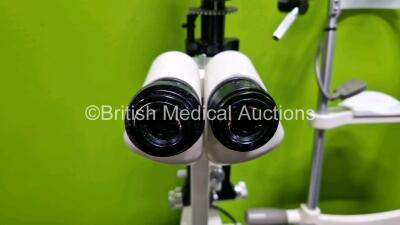 Grafton Optical Slit Lamp with 2 x 12.5x Eyepieces and Chin Rest - 2