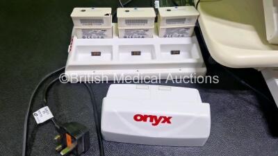 Mixed Lot Including 2 x Marsden Baby Weighing Scales, 1 x Marsden Weighing Scales, 1 x Omron 705CP Blood Pressure Monitor, 1 x Onyx Battery Charger with 3 x Batteries and 1 x Welch Allyn BP Gauge - 2