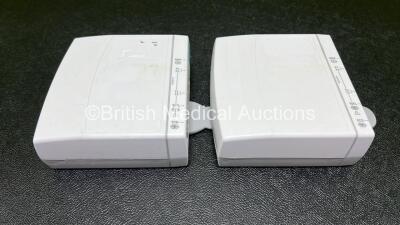 2 x GE E-PSMP-01 Modules Including ECG, NIBP, P1-P2, T1-T2 and SpO2 Options *Mfd 2012 & 2013* (1 x Cracked Case - See Photo0 *SN 6923561 / 6962846* - 4