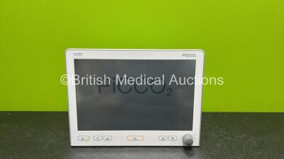 Pulsion Medical Systems PiCCO2 Touch Screen Patient Monitor Ref PC8500 SW V3.1.0.8 A Including SO2, CO, AP and CVP Options (Powers Up) *SN H118500328*