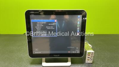 Spacelabs Healthcare Xprezzon Monitor Version 3.08.02 with 1 x Spacelabs Healthcare 91393 Module, 1 x Spacelabs 91496 Module Including ECG, P1-2, SpO2, T1-2, hlo1, hlo2 and NIBP Options *Mfd 2020* , 2 x Power Supplies,1 x Mounting Arm and 3 x Patient Moni