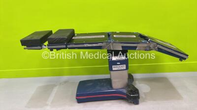 Maquet Alphastar Plus Eelctric Operating Table Model 1132.01A3 (Powers Up - Incomplete / Damaged - Hydraulic Brakes Come on Over Time -Suspect Hydraulic Leak - See Pictures) *S/N 00112*
