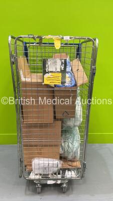 Cage of Mixed Consumables Including Fisher and Paykel Optiflow Oxygen Kits and InterSurgical Complete Respiratory Systems (Cage Not Included - Out of Date)