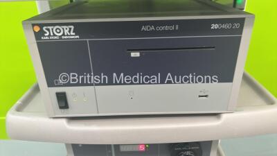 Storz Stack System with Storz WideView HD Monitor, Storz 200903 31 Monitor, Storz 222010 20 SCB Image 1 Hub, Storz Image 1 P3 22220031 Camera Head, Storz 201331 20 SCB Xenon 300 Light Source, Storz 264305 20 SCB electronic endoflator and Sony UP-DR80MD Pr - 7