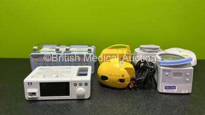 Mixed Lot Including 2 x KanMed Baby Warmer 50W, 1 x Covidien Nellcor Bedside SpO2 Patient Monitoring System, 1 x Pari JuniorBoy S Nebuliser, 1 x Pari JuniorBoy SX Nebuliser (Damaged Switch - See Photo), 1 x Pari Boy Classic Nebuliser, 1 x AirMed 1000 Nebu