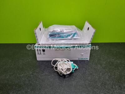 B.Braun Infusomat Space Infusion Pump *Mfd - 2019* (Like New In Box) with Power Supply *Power Supply Untested*