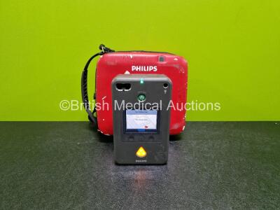 Philips Heartstart FR3 Defibrillator (Powers Up) in Case with 1 x Battery (Install Before - 2027) *SN C12D00193*