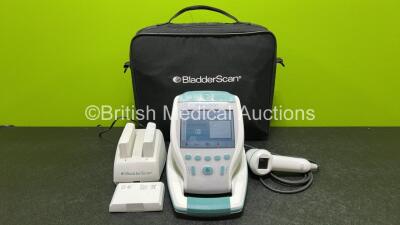 Verathon BladderScan BVI 9400 Scanner Ref 0570-0190 (Powers Up - Probe Untested) with 1 x BladderScan Battery Charger, 1 x Power Supply and 4 x BladderScan Ref 0400-0066 Batteries in Carry Bag *SN B4010122* *S*