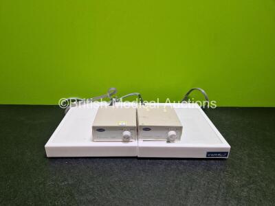 2 x Stuart CP300 PTFE Hotplates with 2 x Ceramic Plates