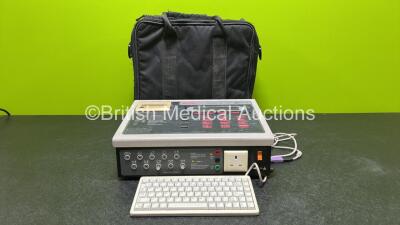 Bio-Tek 601Pro Series XL International Safety Analyzer Version 1.58 with Printer Option and 1 x Keyboard in Carry Bag (Powers Up) *SN 204350*