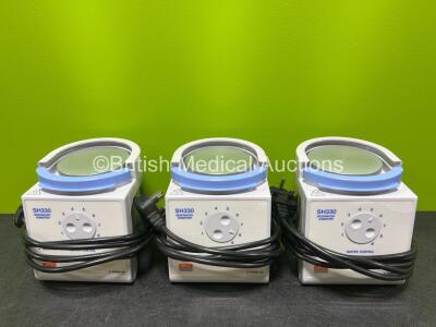 3 x JIKE SH330 Respiratory Humidifiers (Mfd 2020) *SN 330-20032883 / 330-20032989 / 330-20032871*