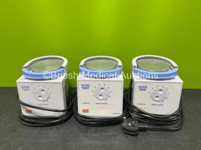 3 x JIKE SH330 Respiratory Humidifiers (Mfd 2020) *SN 330-20031951 / 330-20032873 / 330-20032872*