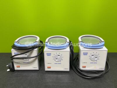 3 x JIKE SH330 Respiratory Humidifiers (Mfd 2020) *SN 330-20032856 / 330-20032866 / 330-20032858*