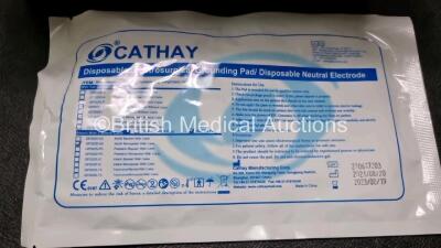 200 x Cathay GP202D-AC Monopolar Grounding Pads *All Expired* (Unused In Box) **Stock Photo** - 3