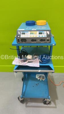 Covidien Force FX Electrosurgical / Diathermy Unit on Stand with Dual Footswitch and 2 x Dome Footswitches (Powers Up with Error 195)