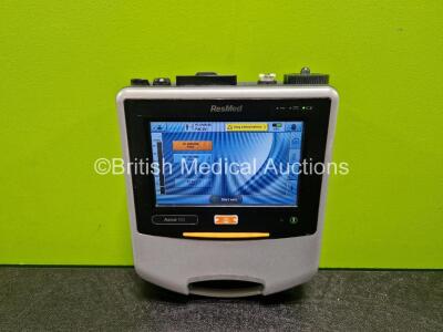 ResMed Astral 150 Touchscreen Ventilator *Software Version SX544-0601* Total Machine Hours - 14850 Hours (Powers Up)