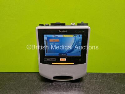 ResMed Astral 150 Touchscreen Ventilator *Software Version SX544-0601* Total Machine Hours - Hours (Powers Up)