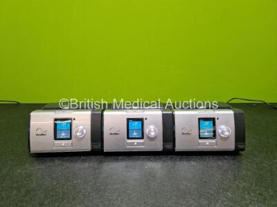 3 x ResMed Lumis 150 VPAP ST-A Units (All Power Up with Stock Power Supply Stock Power Not Included, All Missing Humidifier Chamber)