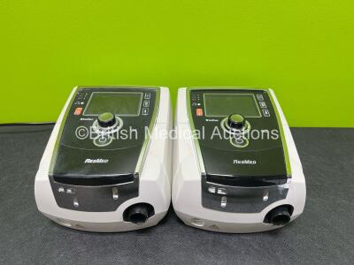 2 x Resmed Stellar 150 CPAP Units (Both Power Up with Stock Power Cables, Cables Not Included)