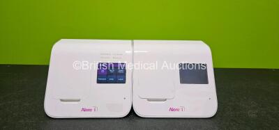 2 x Alere i Flu Test Instruments with 1 x Power Supply ( Both Power Up) *SN 4BC86618 / 7CF86618*