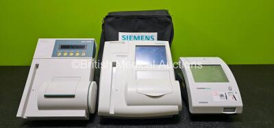 Job Lot Including 1 x Bayer DCA 2000+ Analyzer (Powers Up), 1 x Siemens DCA Vantage Analyzer in Carry Bag (Powers Up) and 1 x Siemens Clinitek Status Analyzer (Untested Due to No Power Supply) *SN 47984 / 306555 / NA*