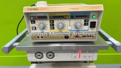 Eschmann TD411RS Electrosurgical Diathermy Unit on Eschmann ST80 Suction Unit (Powers Up) *S/N 0469* - 2