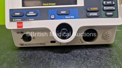 Physio Control Medtronic Lifepak 20e Defibrillator / Monitor *Mfd - 2013* (Powers Up) Including, Pacer ECG and Printer Options and 1 x Li-ion Battery *gl* - 4