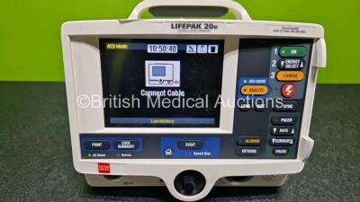 Physio Control Medtronic Lifepak 20e Defibrillator / Monitor *Mfd - 2016* (Powers Up) Including, Pacer ECG and Printer Options and 1 x Li-ion Battery - 2