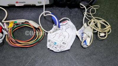 GS Corpuls3 Slim Defibrillator Ref : 04301 (Powers Up) with Corpuls Patient Box Ref : 04200 (Powers Up) with Pacer, Oximetry, ECG-D, ECG-M, CO2, CPR, NIBP and Printer Options, 4 and 6 Lead ECG Leads, SPO2 Finger Sensor, Hose, Paddle Lead, CO2 Cable, 3 x B - 4