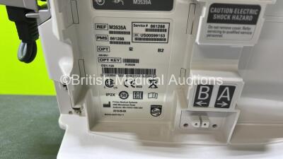 Philips Heartstart MRx Defibrillator (Powers Up) Including Pacer, ECG and Printer Options, 1 x Paddle Lead, 1 x Test Load, 1 x ECG Connection Lead, 1 x Philips M3539A Module and 1 x Philips M3538A Li-Ion Battery *SN US00599153* - 9