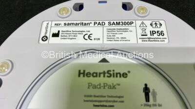 HeartSine Samaritan PAD SAM 300P Defibrillator in Carry Case with 1 x PAD-PAK-03 Lithium Battery / Electrode Pack and 1 x PAD-PAK-04 Lithium Battery / Electrode Pack *Expire 2025 / 2026* (Powers Up) *SN 11C00300884* - 7