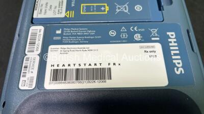 Philips Heartstart FRx Defibrillator with Smart Pads II Electrodes *Expire 2025* and 2 x Lithium Batteries *Install Before 2027 / 2024* in Carry Case (Powers Up) *SN B22K-2068* - 5