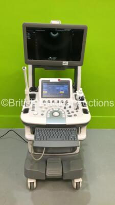 Medison Accuvix A30 Flat Screen Ultrasound Scanner *S/N S0Q3M3HF1000022Z* **Mfd 2014** Software Version 2.03.06.1120 with 1 x Transducer / Probe (VR5-9) and Sony UP-D897 Digital Graphic Printer (Powers Up)