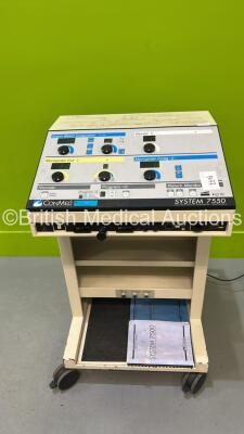 ConMed System 7550 Electrosurgical Generator +ABC Modes (Powers Up) *11JGV018*