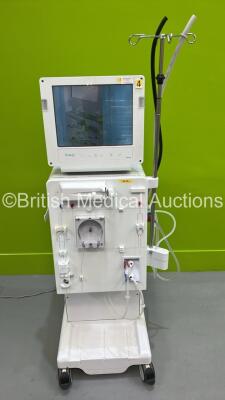 B-Braun Dialog + Dialysis Machine Software Version 8.28 Running Hours 54255 with Hoses (Powers Up) *S/N 43520*