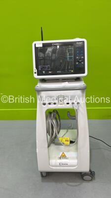 Invivo Expression MR Conditional Patient Monitor on Stand with Power Supply and Accessories (Powers Up)